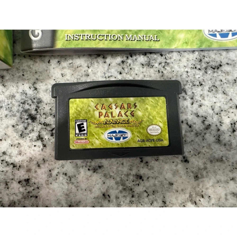 Caesars Palace Advance: Millennium Gold Edition GBA 2001 (Complete in Box)TESTED